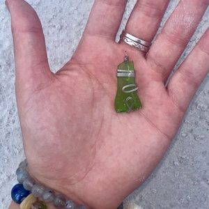 handmade sea glass charm🌊